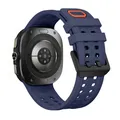 Bracelet silicone pour Samsung Galaxy Watch Ultra 2 47 mm – Band Color Midnight Blue