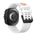 Bracelet silicone pour Samsung Galaxy Watch Ultra 2 47 mm – Band Color White