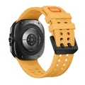 Bracelet silicone pour Samsung Galaxy Watch Ultra 2 47 mm – Band Color Yellow