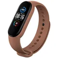 Bracelet silicone pour Xiaomi Mi Band 3 à 7 – Couleur du bracelet Brown 26