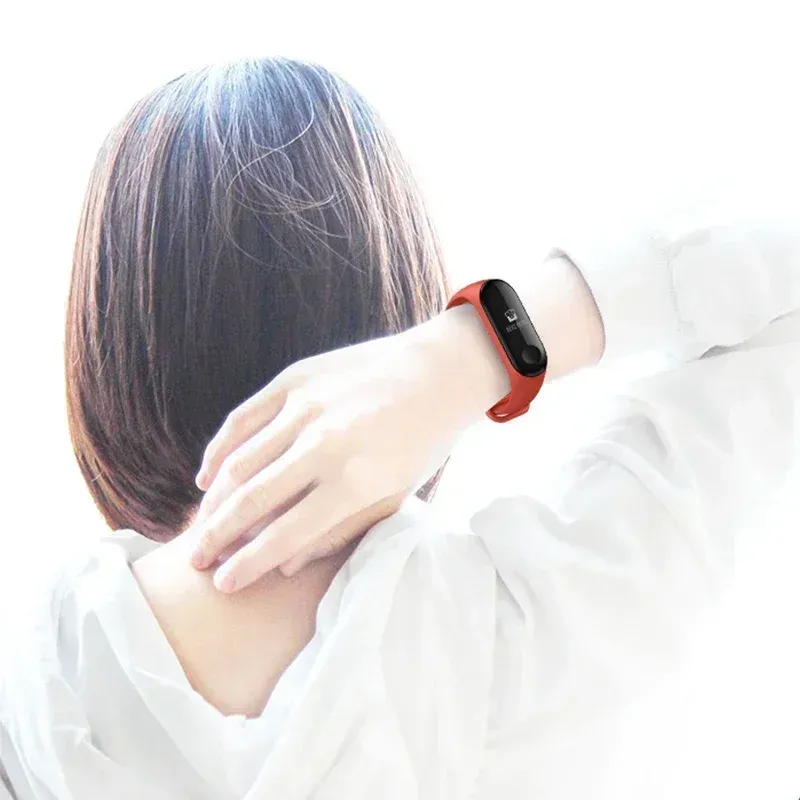 Bracelet silicone pour Xiaomi Mi Band 3 à 7
