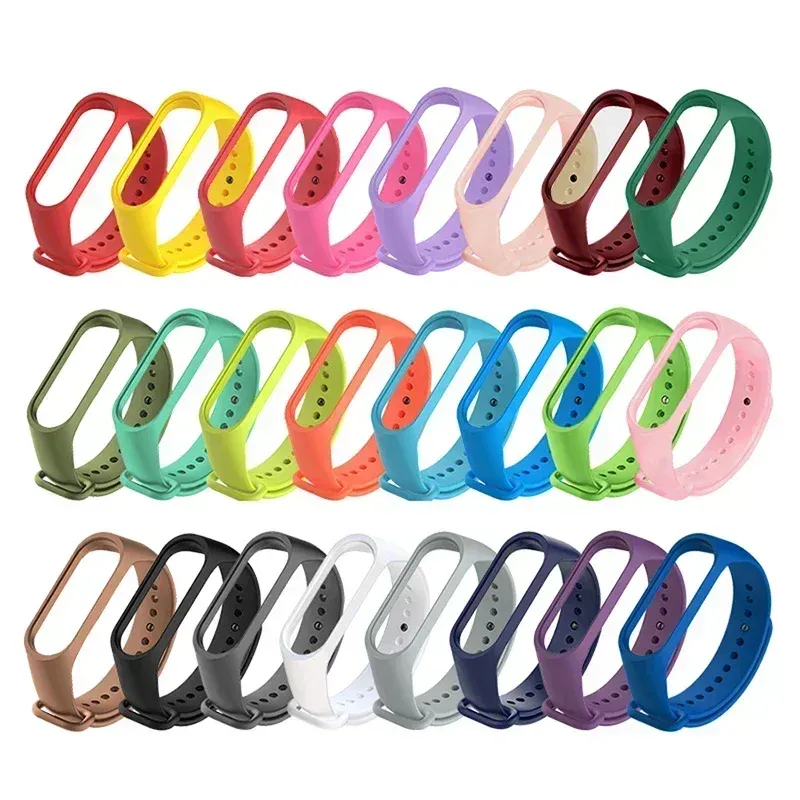 Bracelet silicone pour Xiaomi Mi Band 3 à 7