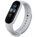 Bracelet silicone pour Xiaomi Mi Band 3 à 7 – Couleur du bracelet Gray 05