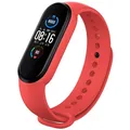 Bracelet silicone pour Xiaomi Mi Band 3 à 7 – Couleur du bracelet Red 11
