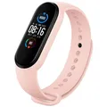 Bracelet silicone pour Xiaomi Mi Band 3 à 7 – Couleur du bracelet Retro rose 24