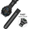 Bracelet silicone QuickFit 22 à 26 mm pour Garmin Fenix – 5