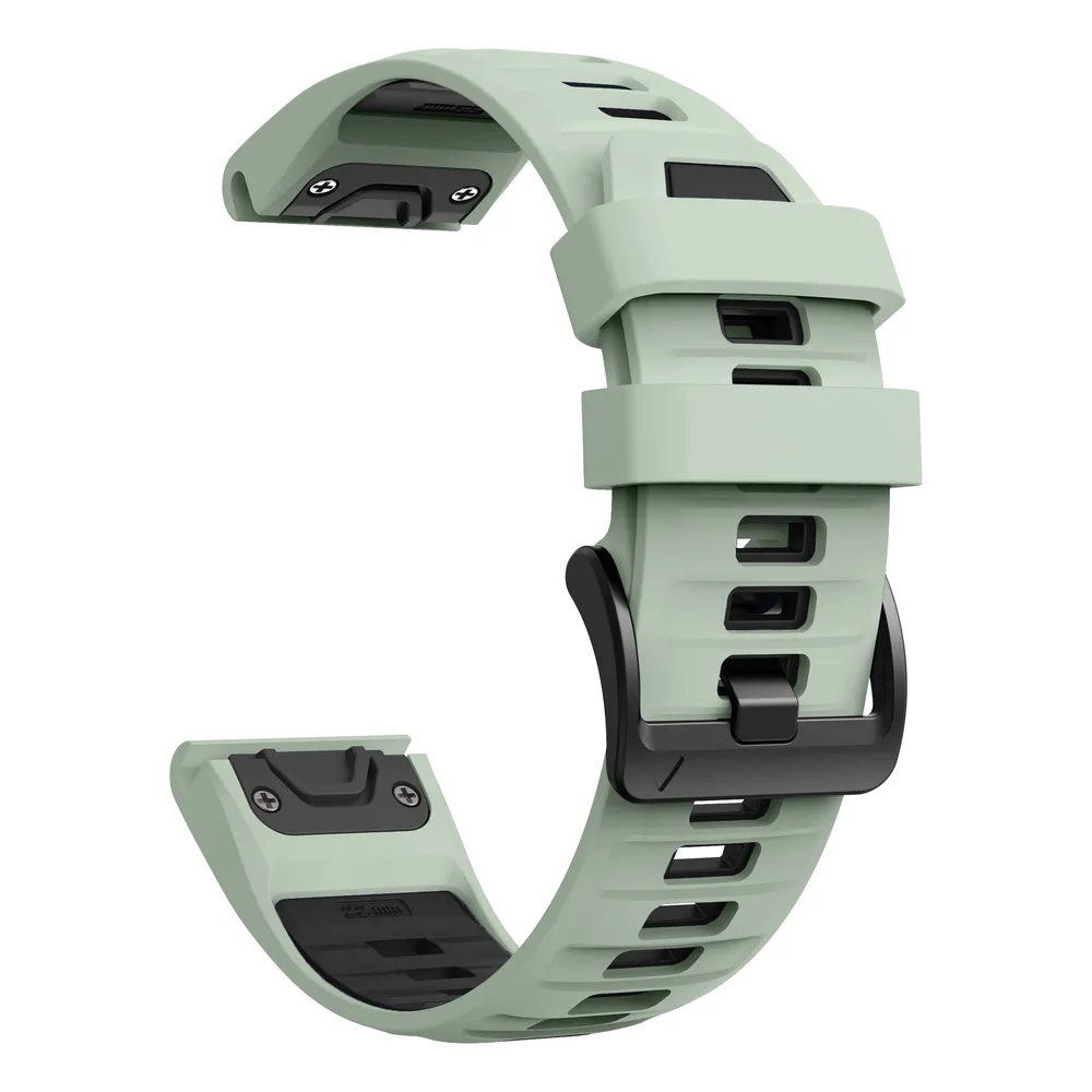 Bracelet silicone QuickFit 22 à 26 mm pour Garmin Fenix