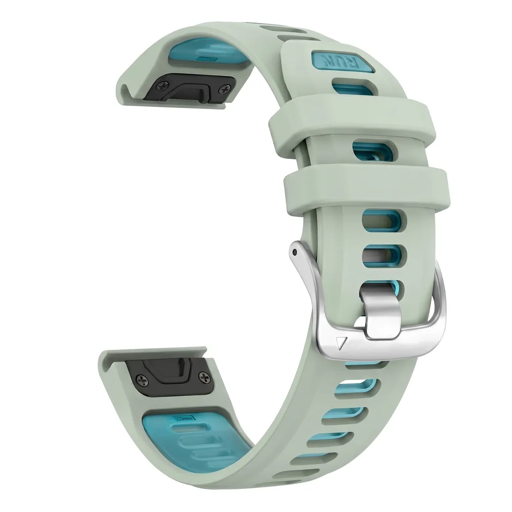 Bracelet silicone QuickFit 22 à 26 mm pour Garmin Fenix
