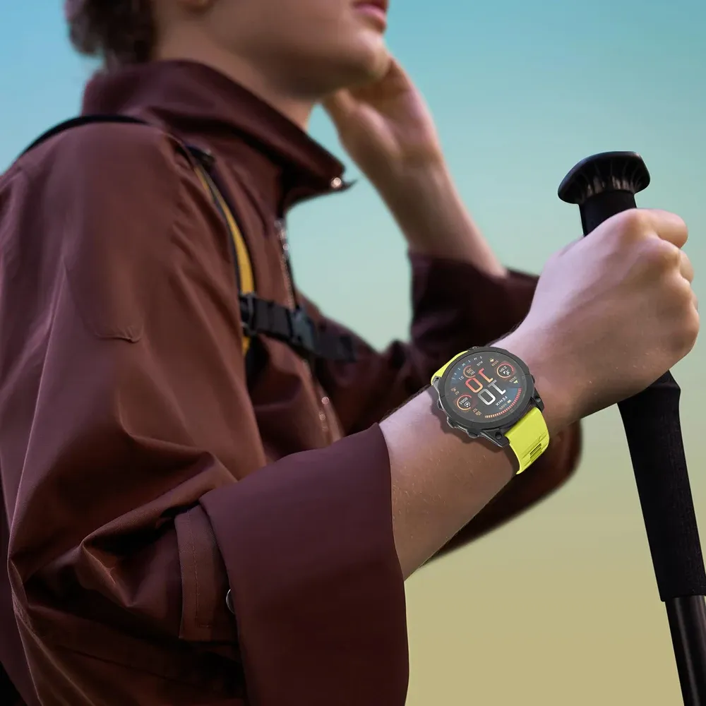 Bracelet silicone QuickFit 22 à 26 mm pour Garmin Fenix