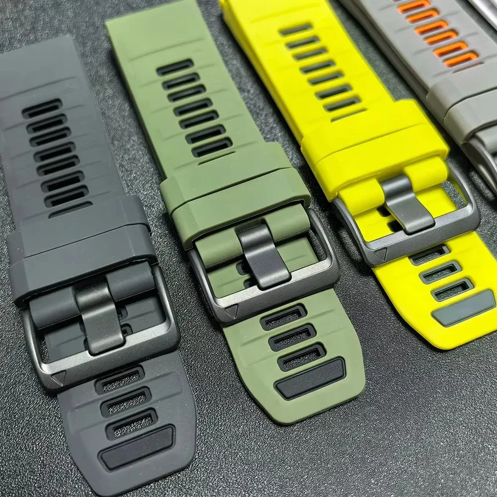 Bracelet silicone QuickFit 22 à 26 mm pour Garmin Fenix