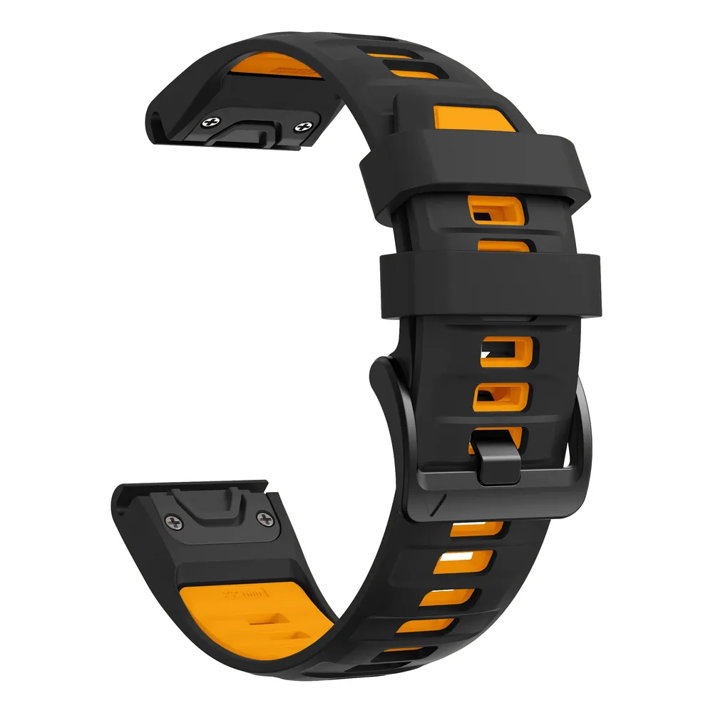 Bracelet silicone QuickFit 22 à 26 mm pour Garmin Fenix