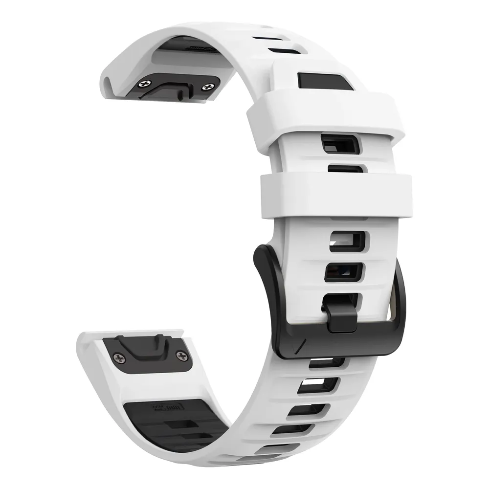 Bracelet silicone QuickFit 22 à 26 mm pour Garmin Fenix