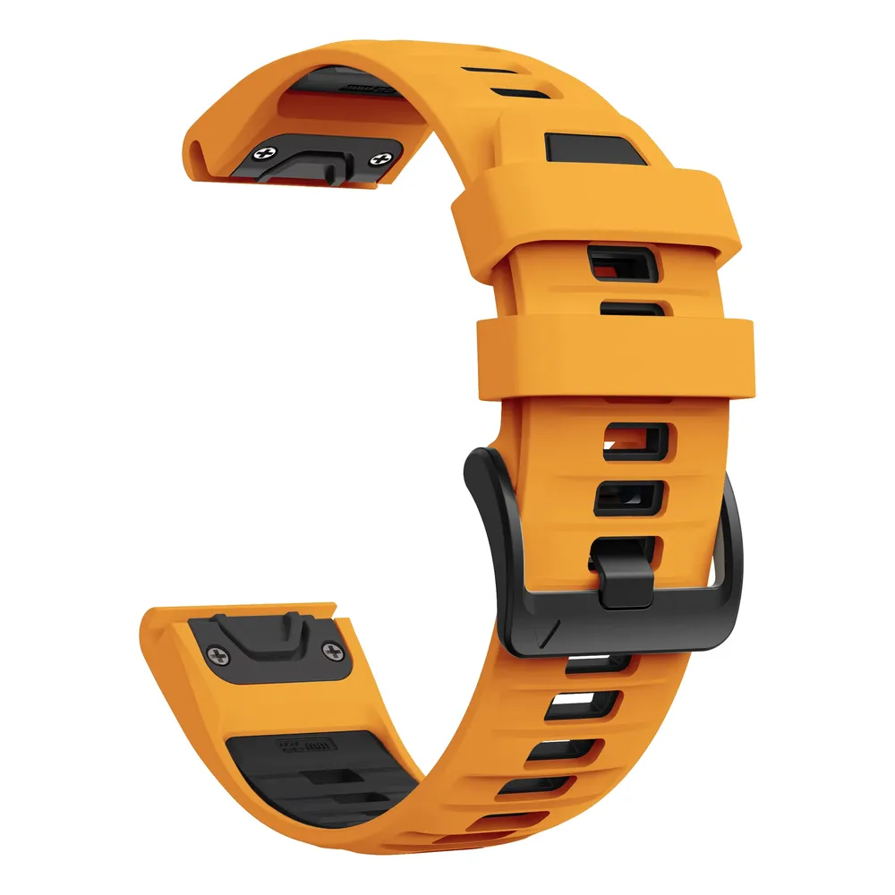 Bracelet silicone QuickFit 22 à 26 mm pour Garmin Fenix