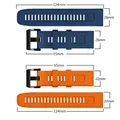 Bracelet silicone QuickFit 22 et 26 mm pour Garmin Fenix et Epix – 6