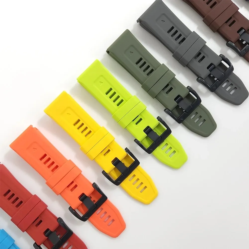 Bracelet silicone QuickFit 22 et 26 mm pour Garmin Fenix et Epix
