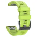 Bracelet silicone QuickFit 22 et 26 mm pour Garmin Fenix et Epix – Couleur du bracelet Green
