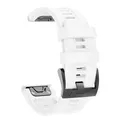 Bracelet silicone QuickFit 22 et 26 mm pour Garmin Fenix et Epix – Couleur du bracelet White