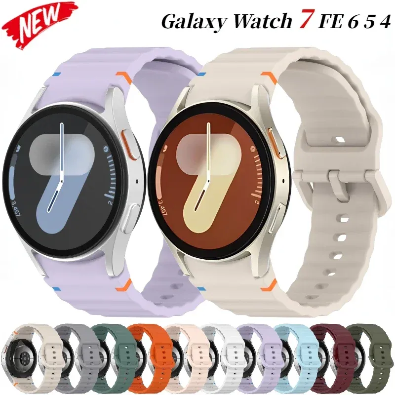 Bracelet silicone Samsung Galaxy Watch 7 6 5 4 Pro