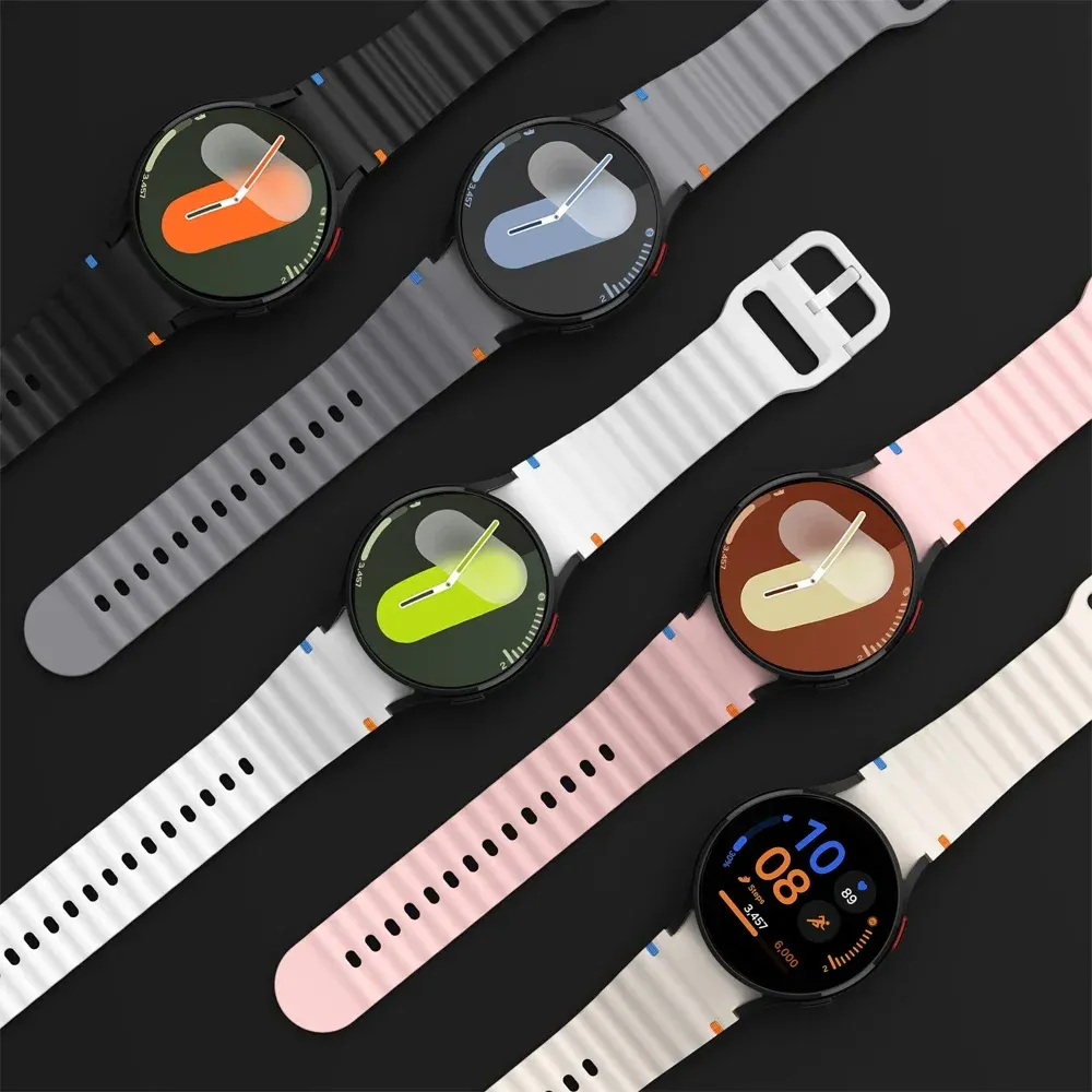 Bracelet silicone Samsung Galaxy Watch 7 6 5 4 Pro