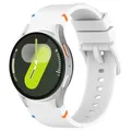Bracelet silicone Samsung Galaxy Watch 7 6 5 4 Pro – Couleur du bracelet White B