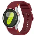 Bracelet silicone Samsung Galaxy Watch 7 6 5 4 Pro – Couleur du bracelet Wine Red B
