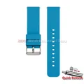 Bracelet silicone souple 12 à 24 mm à attache rapide – Couleur du bracelet BLEU CLAIR