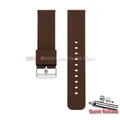Bracelet silicone souple 12 à 24 mm à attache rapide – Couleur du bracelet Brun