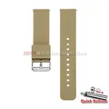 Bracelet silicone souple 12 à 24 mm à attache rapide – Couleur du bracelet Kaki