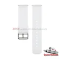 Bracelet silicone souple 12 à 24 mm à attache rapide – Couleur du bracelet Translucent
