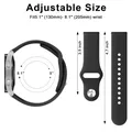 Bracelet silicone souple 18 à 22 mm Garmin Forerunner – 3