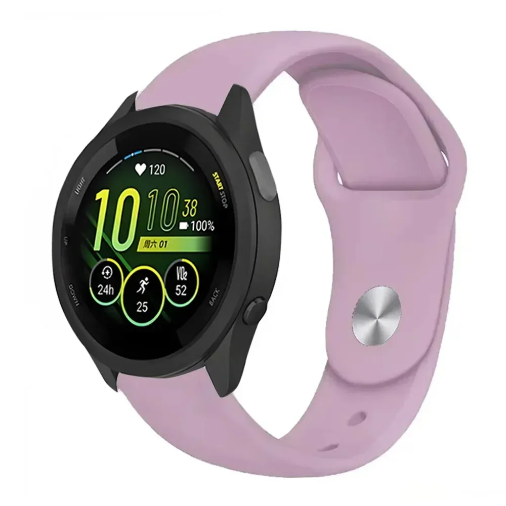 Bracelet silicone souple 18 à 22 mm Garmin Forerunner