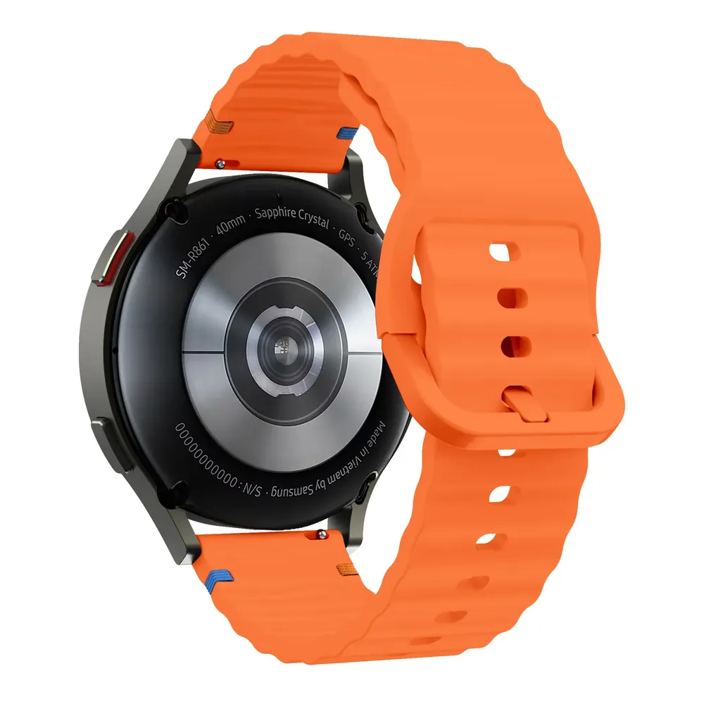 Bracelet silicone souple 18 à 22 mm Garmin Forerunner
