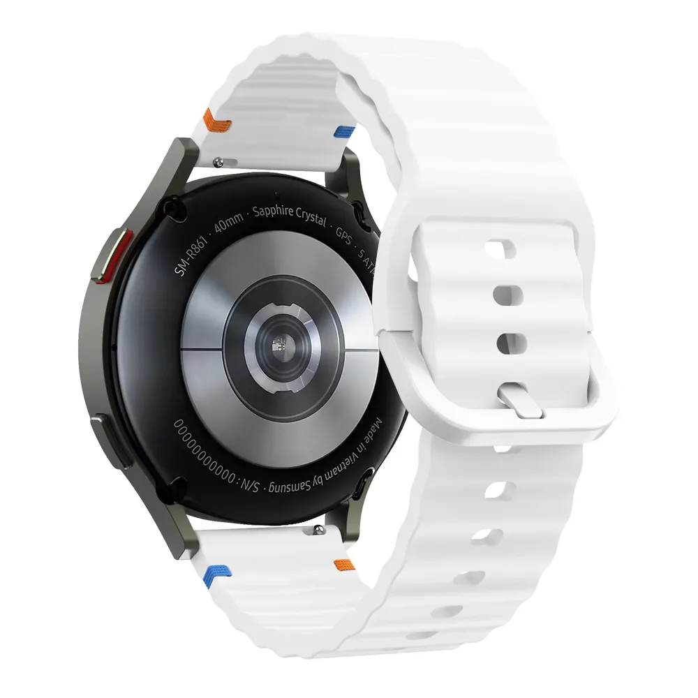 Bracelet silicone souple 18 à 22 mm Garmin Forerunner
