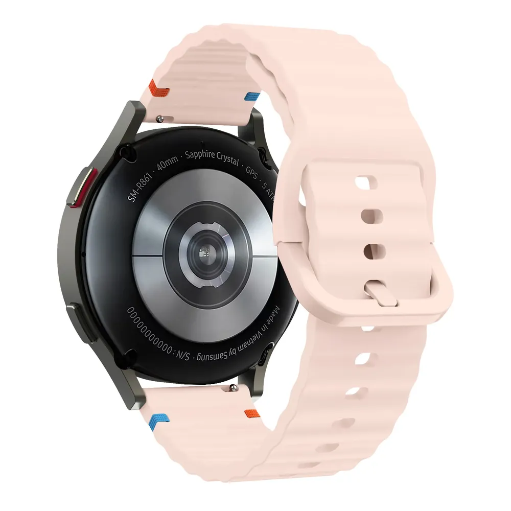 Bracelet silicone souple 18 à 22 mm Garmin Forerunner