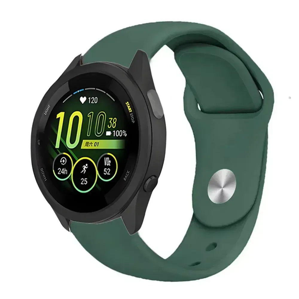 Bracelet silicone souple 18 à 22 mm Garmin Forerunner
