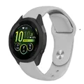 Bracelet silicone souple 18 à 22 mm Garmin Forerunner – Couleur du bracelet Grey