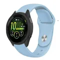 Bracelet silicone souple 18 à 22 mm Garmin Forerunner – Couleur du bracelet Light blue