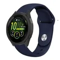 Bracelet silicone souple 18 à 22 mm Garmin Forerunner – Couleur du bracelet Midnight blue