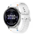 Bracelet silicone souple 18 à 22 mm Garmin Forerunner – Couleur du bracelet Official White