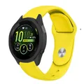 Bracelet silicone souple 18 à 22 mm Garmin Forerunner – Couleur du bracelet Yellow