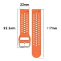 Bracelet silicone souple 20 et 22 mm Amazfit Xiaomi – 5