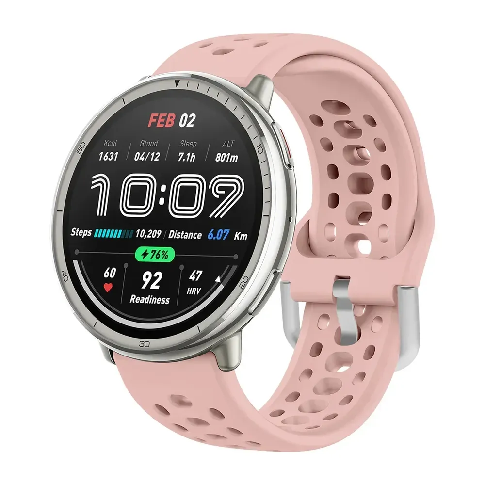 Bracelet silicone souple 20 et 22 mm Amazfit Xiaomi