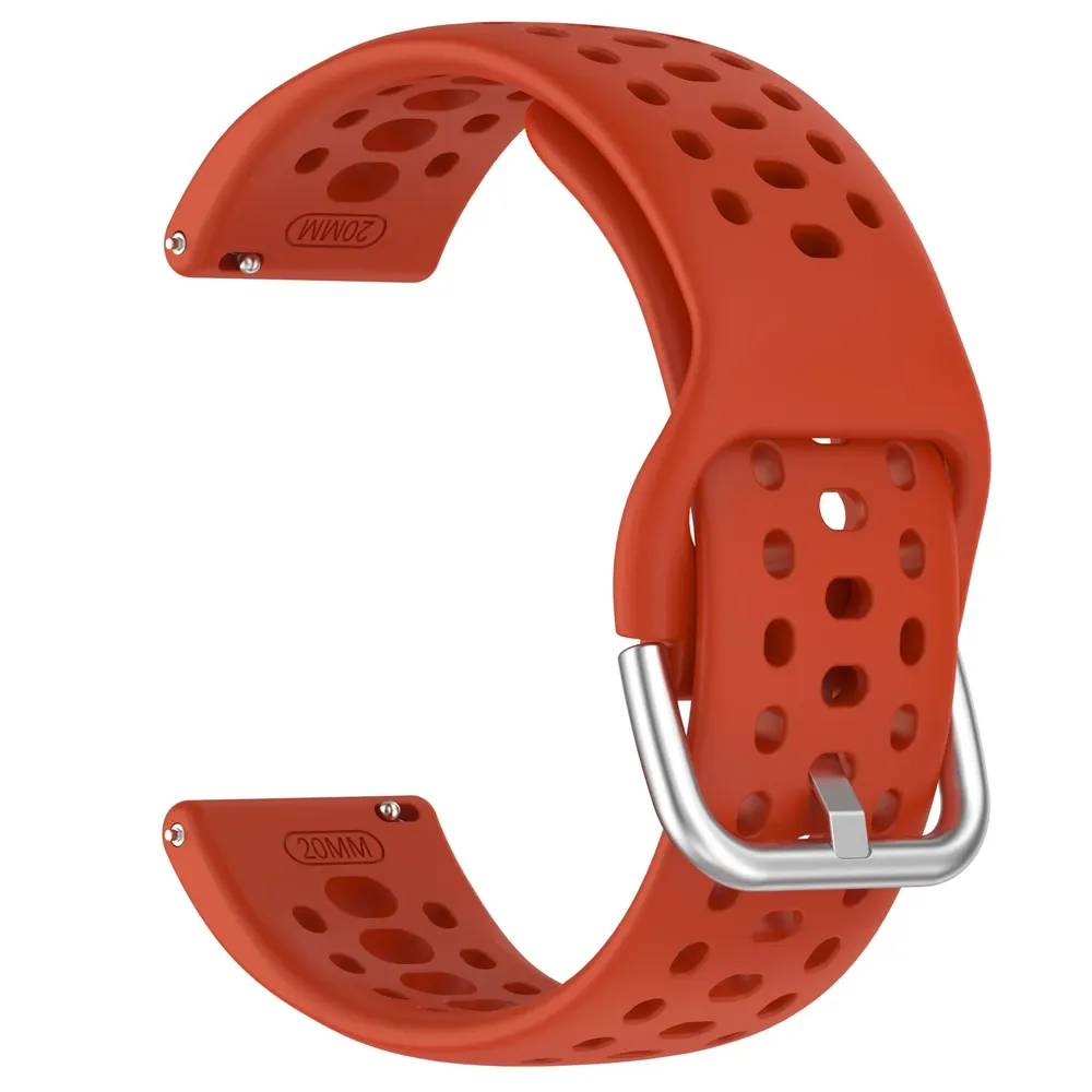 Bracelet silicone souple 20 et 22 mm Amazfit Xiaomi