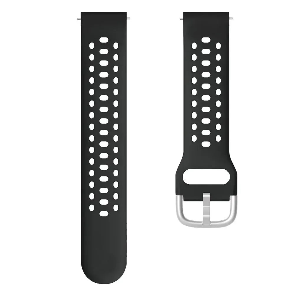 Bracelet silicone souple 20 et 22 mm Amazfit Xiaomi