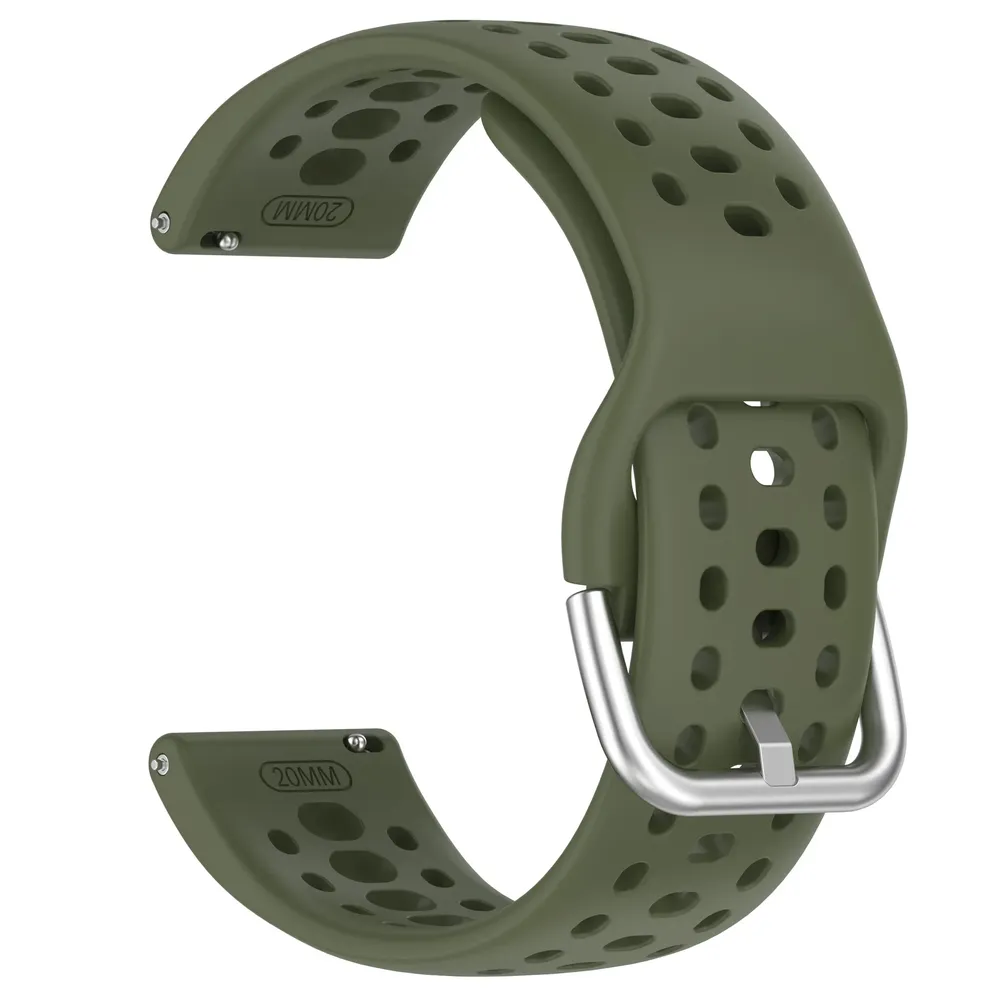 Bracelet silicone souple 20 et 22 mm Amazfit Xiaomi