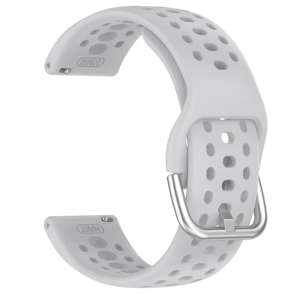 Bracelet silicone souple 20 et 22 mm Amazfit Xiaomi