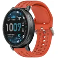 Bracelet silicone souple 20 et 22 mm Amazfit Xiaomi – Couleur du bracelet Red