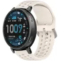 Bracelet silicone souple 20 et 22 mm Amazfit Xiaomi – Couleur du bracelet Starlight