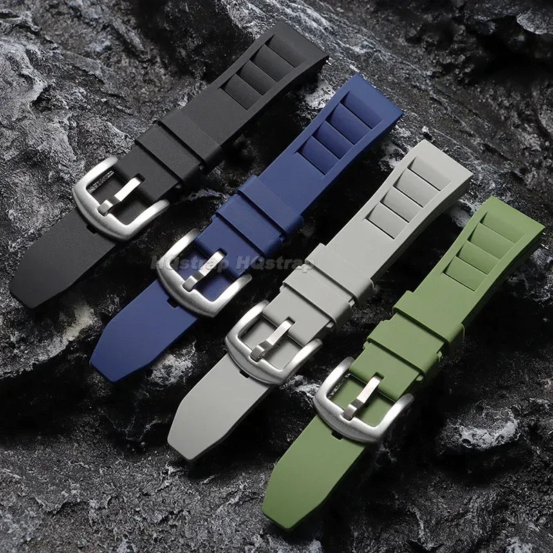 Bracelet silicone souple 20 et 22 mm Huawei Seiko