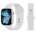 Bracelet silicone souple pour Apple Watch 40 à 49 mm – Couleur du bracelet White
